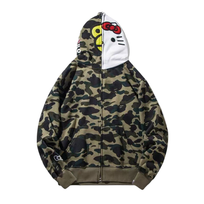 Camo Shark Hoodie