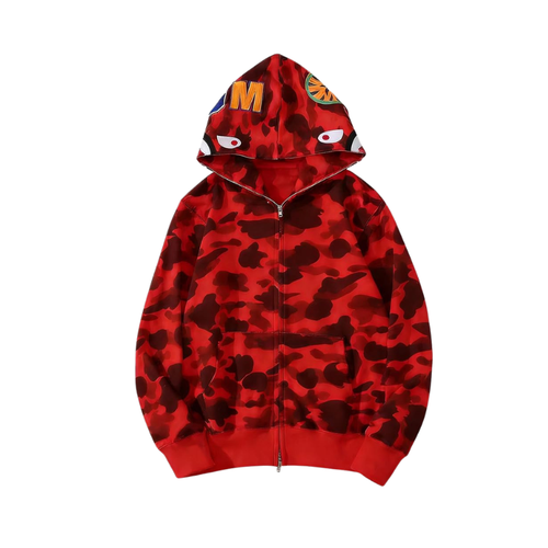 Camo Shark Hoodie