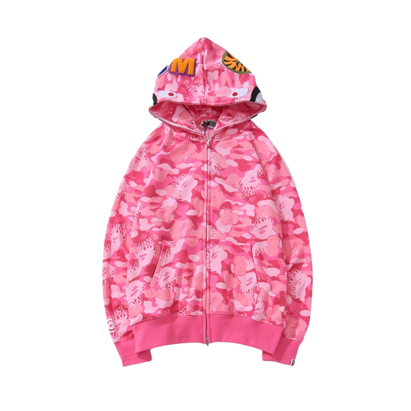 Camo Shark Hoodie