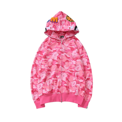 Camo Shark Hoodie