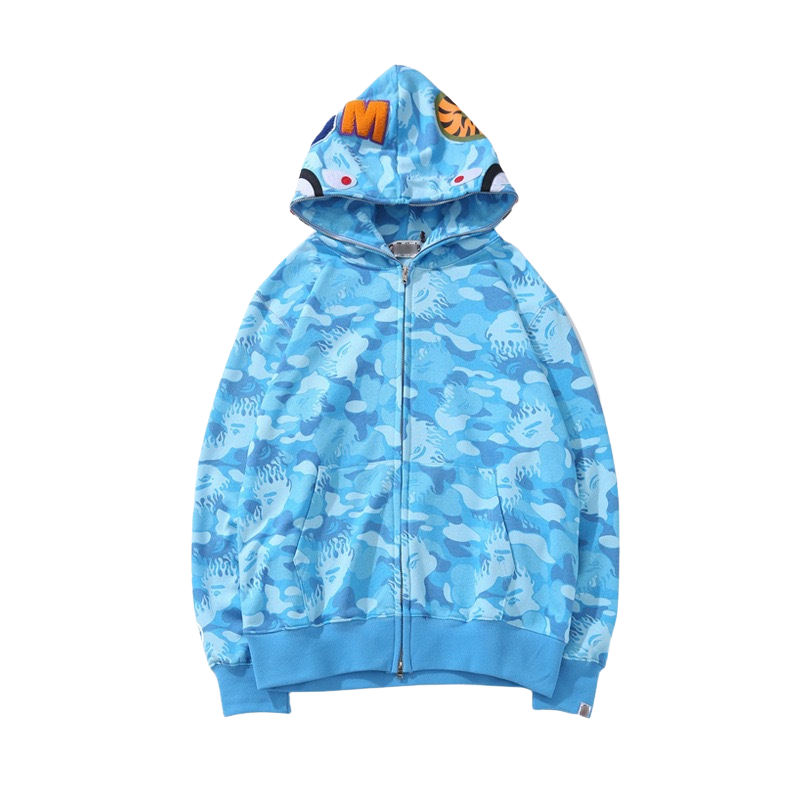 Camo Shark Hoodie